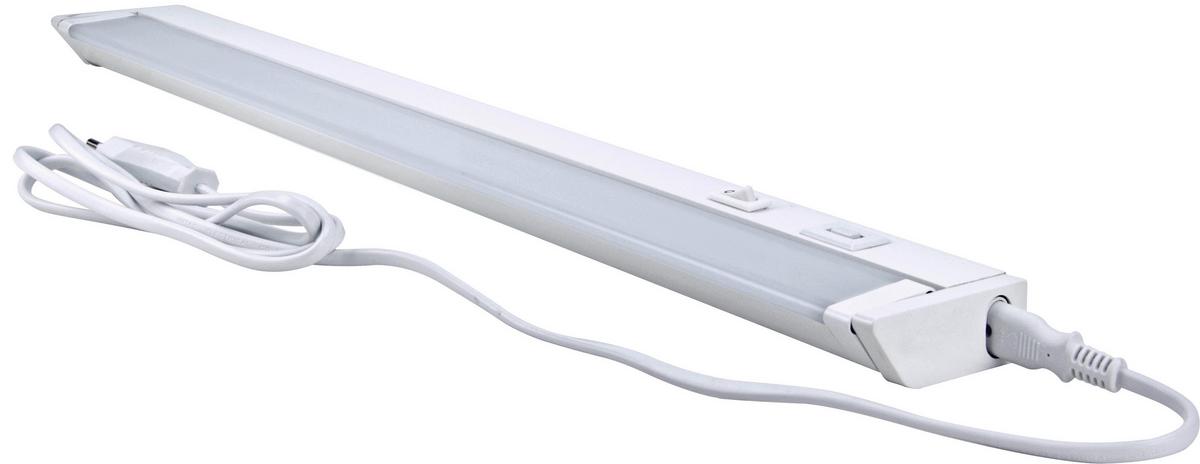 Lichtleiste max. 8 Watt - Weiß, Basics, Kunststoff (55,6/2,4/6,1cm)