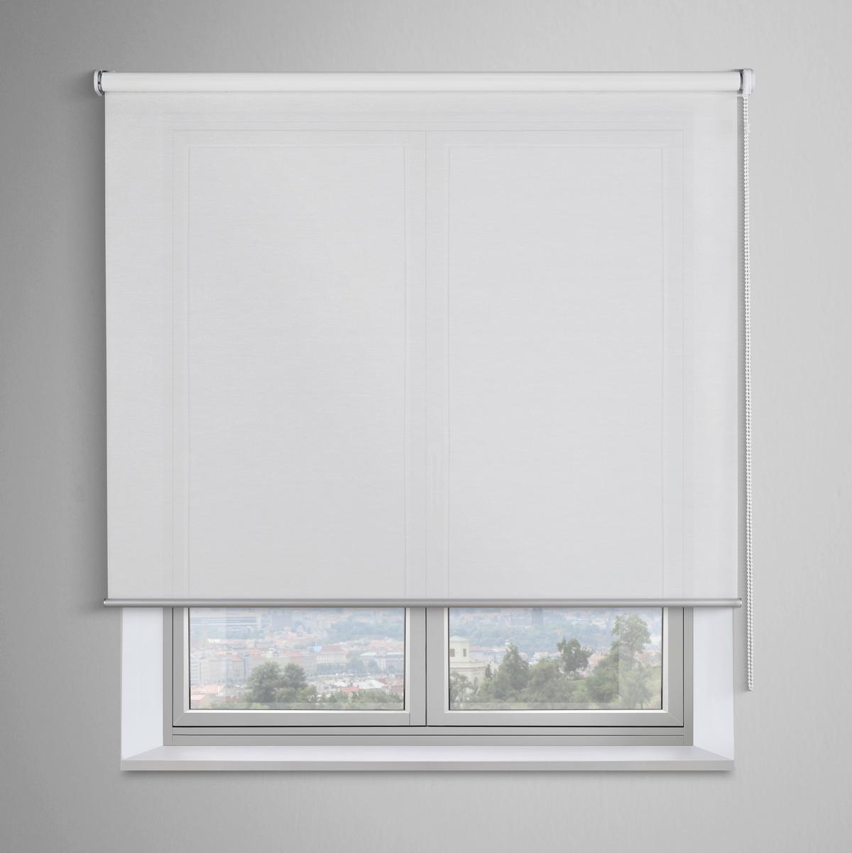 Rollo Nova Weiss ca. 100x150cm - Weiss, Modern, Kunststoff (100/150cm) - Premium Living