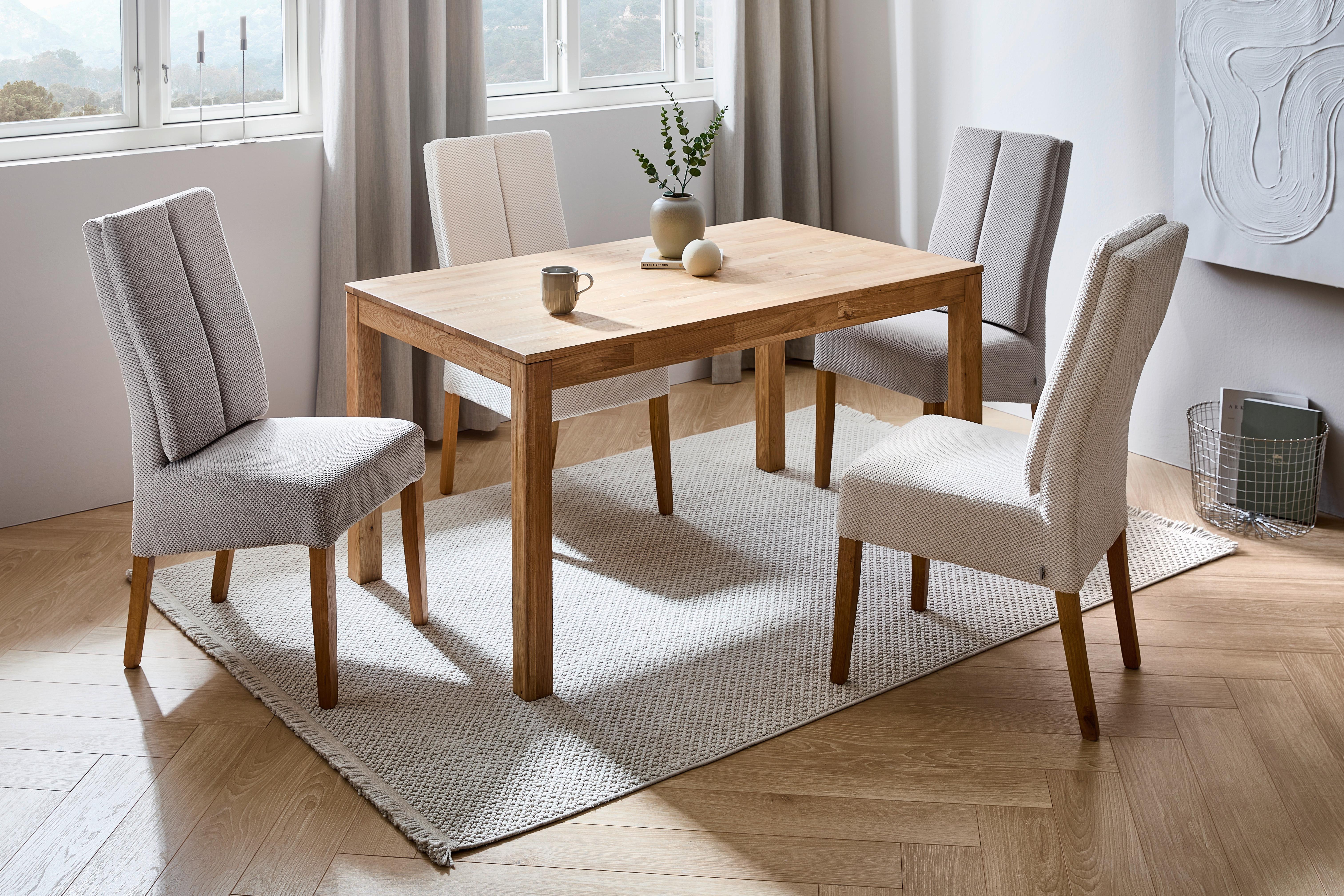 STÓŁ DO JADALNI FRITZ - dąb dziki, Konventionell, drewno (140-190/85/75cm) - Linea Natura