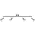 LED-Strahler Fritz, max. 4x3 Watt - Nickelfarben, KONVENTIONELL, Metall (60cm) - Mömax modern living LED-Strahler Fritz, max. 4x3 Watt - Nickelfarben, KONVENTIONELL, Metall (60cm) - Mömax modern living