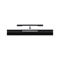 Schienensystem-Verbinder Cover Connector-Inlay in Schwarz - Transparent/Schwarz, Basics, Kunststoff (12,5/0,5/1cm) - Paulmann