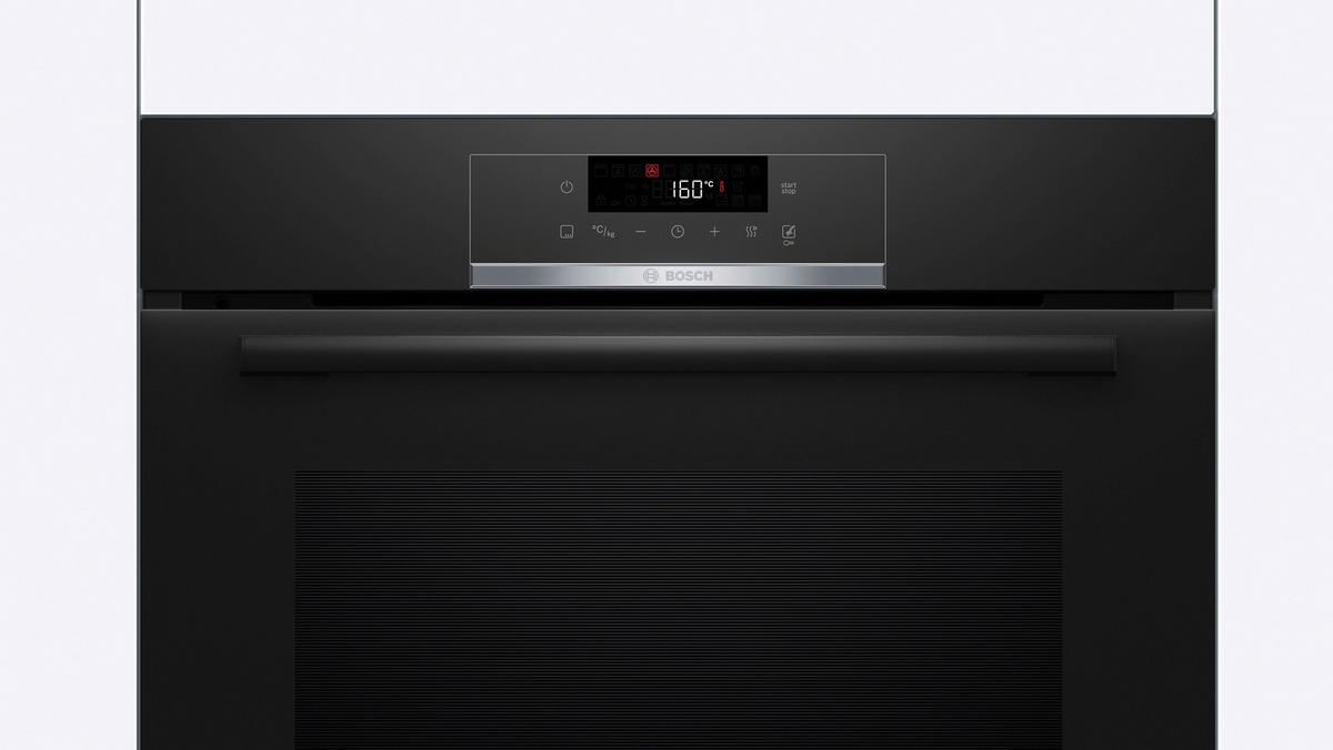 Backofenset HBD476ABM6 Schwarz - Schwarz, Glas/Metall (60cm) - Bosch