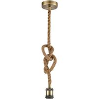Schnurpendel Christian in Braun - Braun, LIFESTYLE, Textil (120cm) - Mömax
