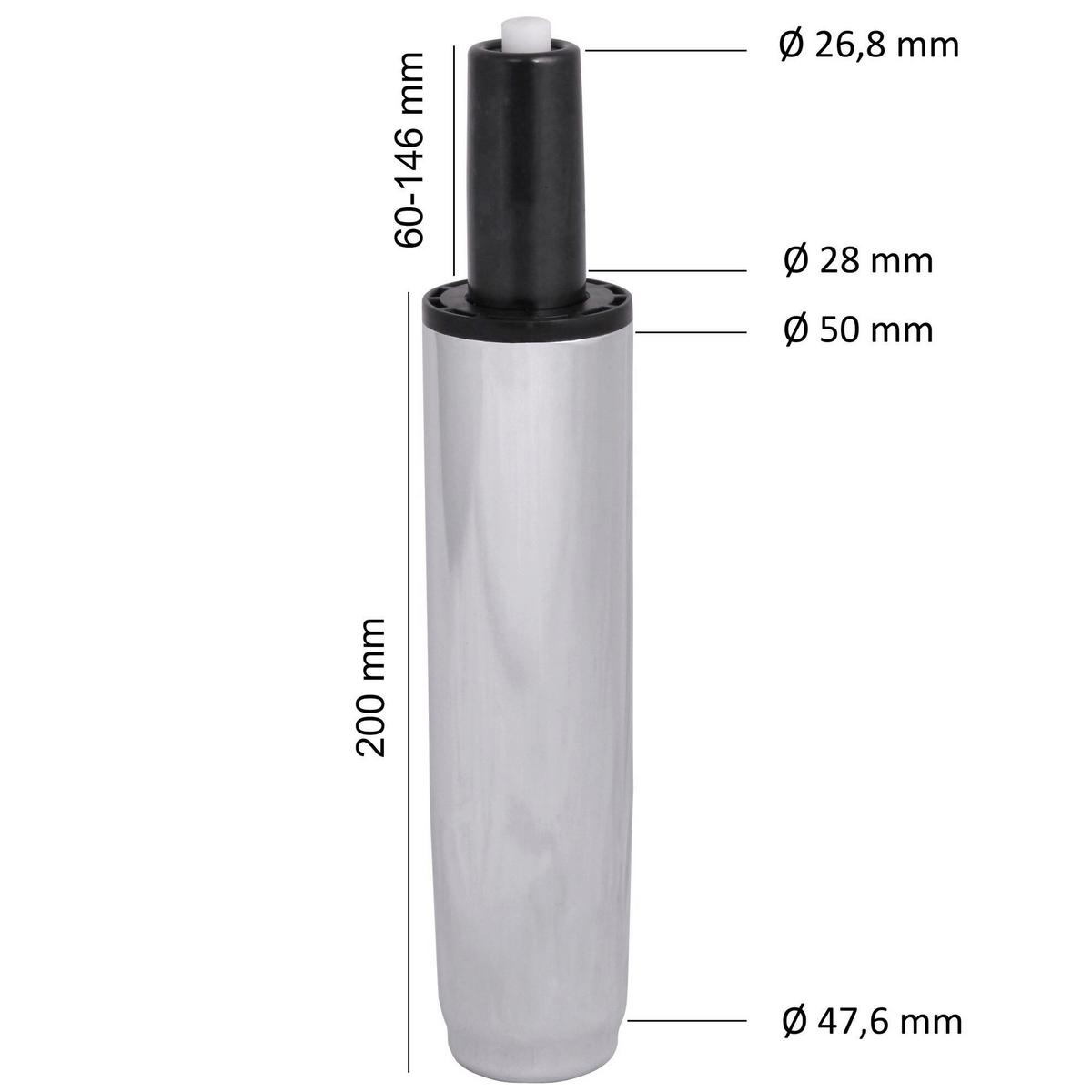 Dodatek Za Pisarniški Stolček Gf, Srebrna - srebrne barve, Design, kovina (5/35/5cm) - Livetastic