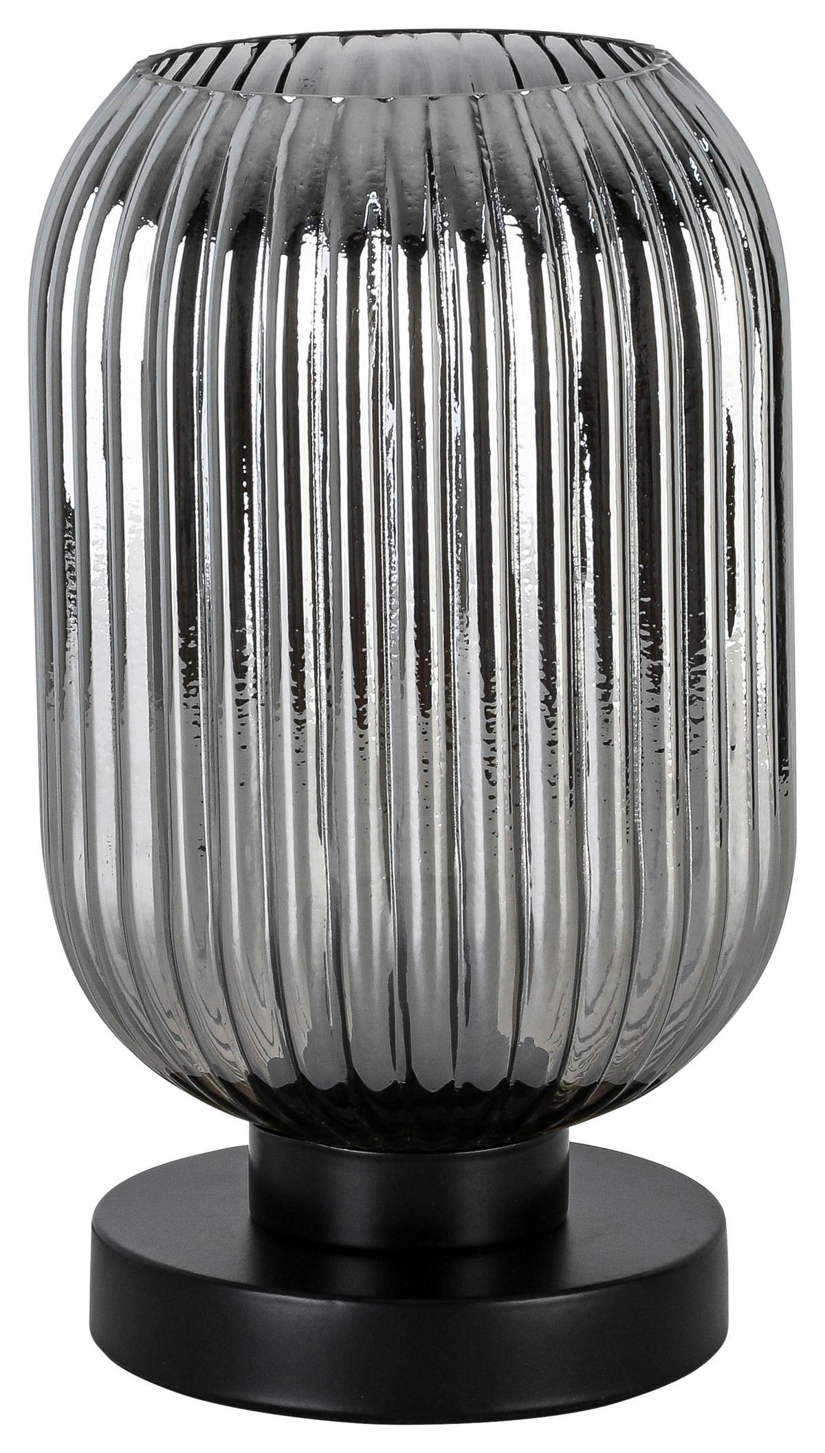 LAMPA STOŁOWA EXI - czarny chrom/czarny, Modern, tworzywo sztuczne/metal (14/25cm) - Mömax