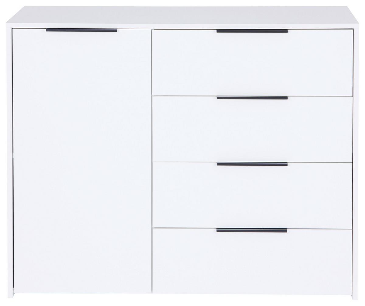 Comodă ALAN 3 - alb, Modern, material pe bază de lemn (114,5/93,4/50cm) - Modern Living
