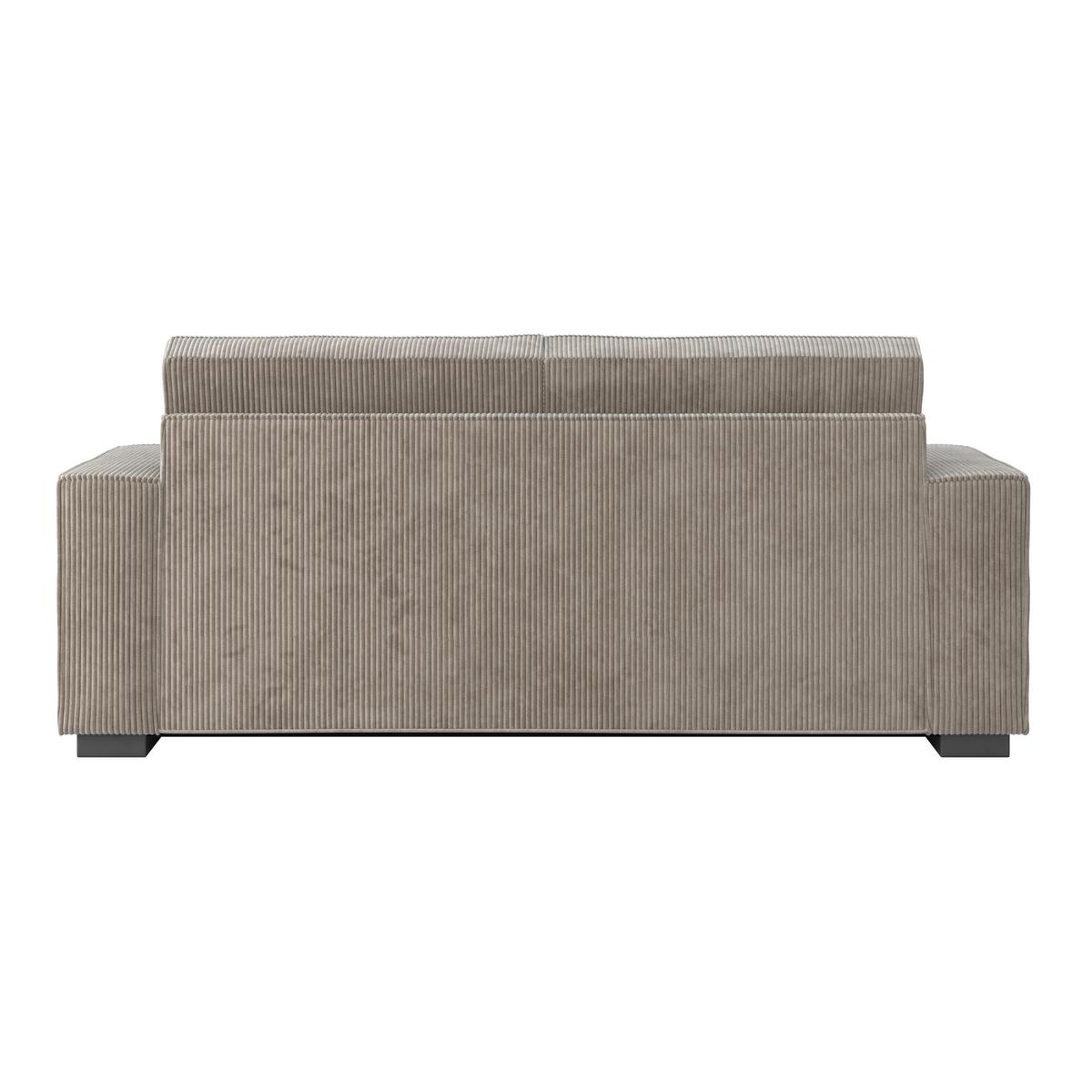 Zofa Liam, Bež - črna/bež, Moderno, umetna masa/tekstil (210/84/90cm) - Bessagi Home