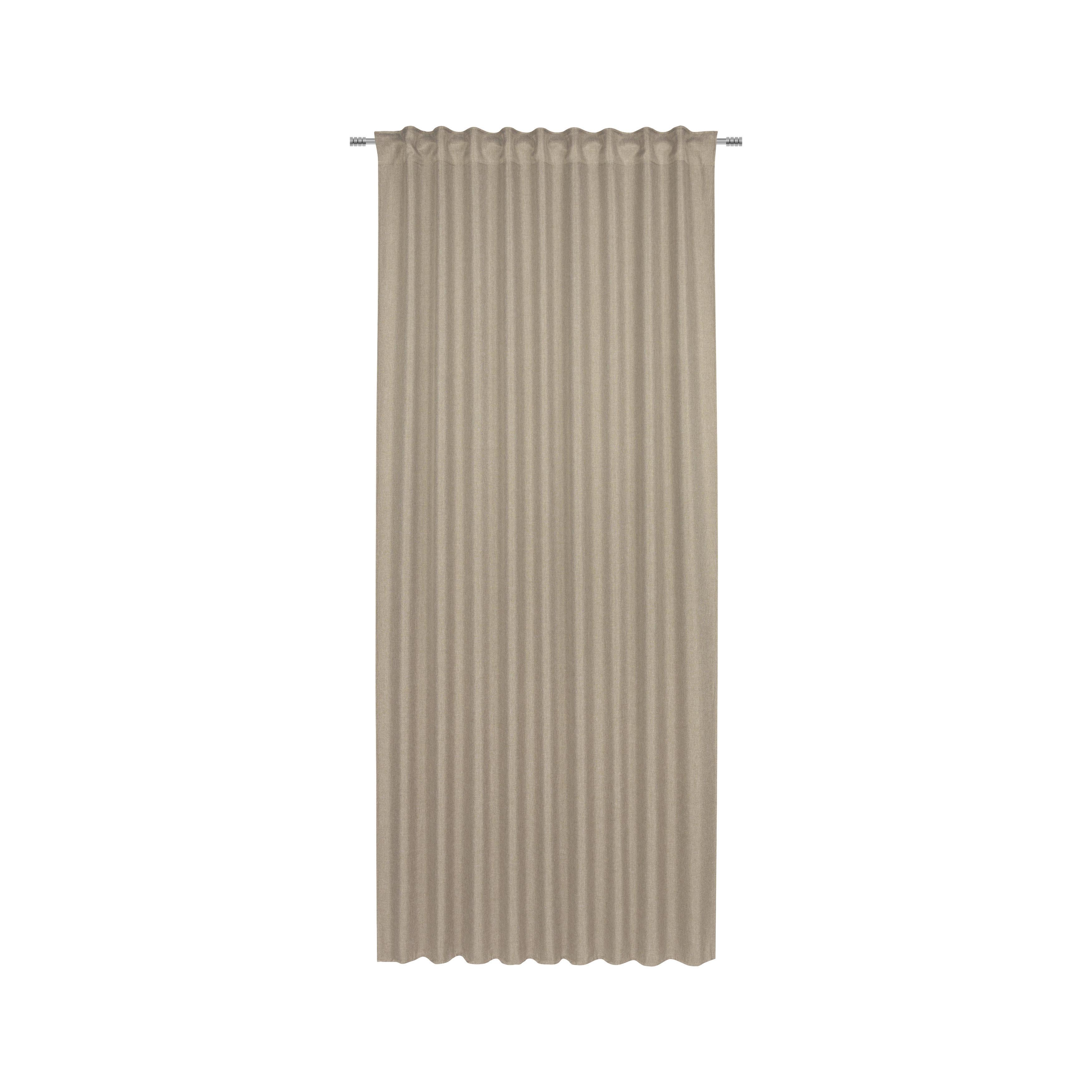 Fertigvorhang Andi ca. 140x245cm, 2 Stück - Beige, Konventionell, Textil (140/245cm) - Modern Living