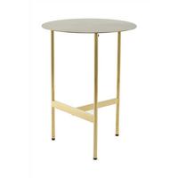 Beistelltisch Beistelltisch Pero 100 Gold - Goldfarben, Design, Metall (40/54/40cm) - Kayoom