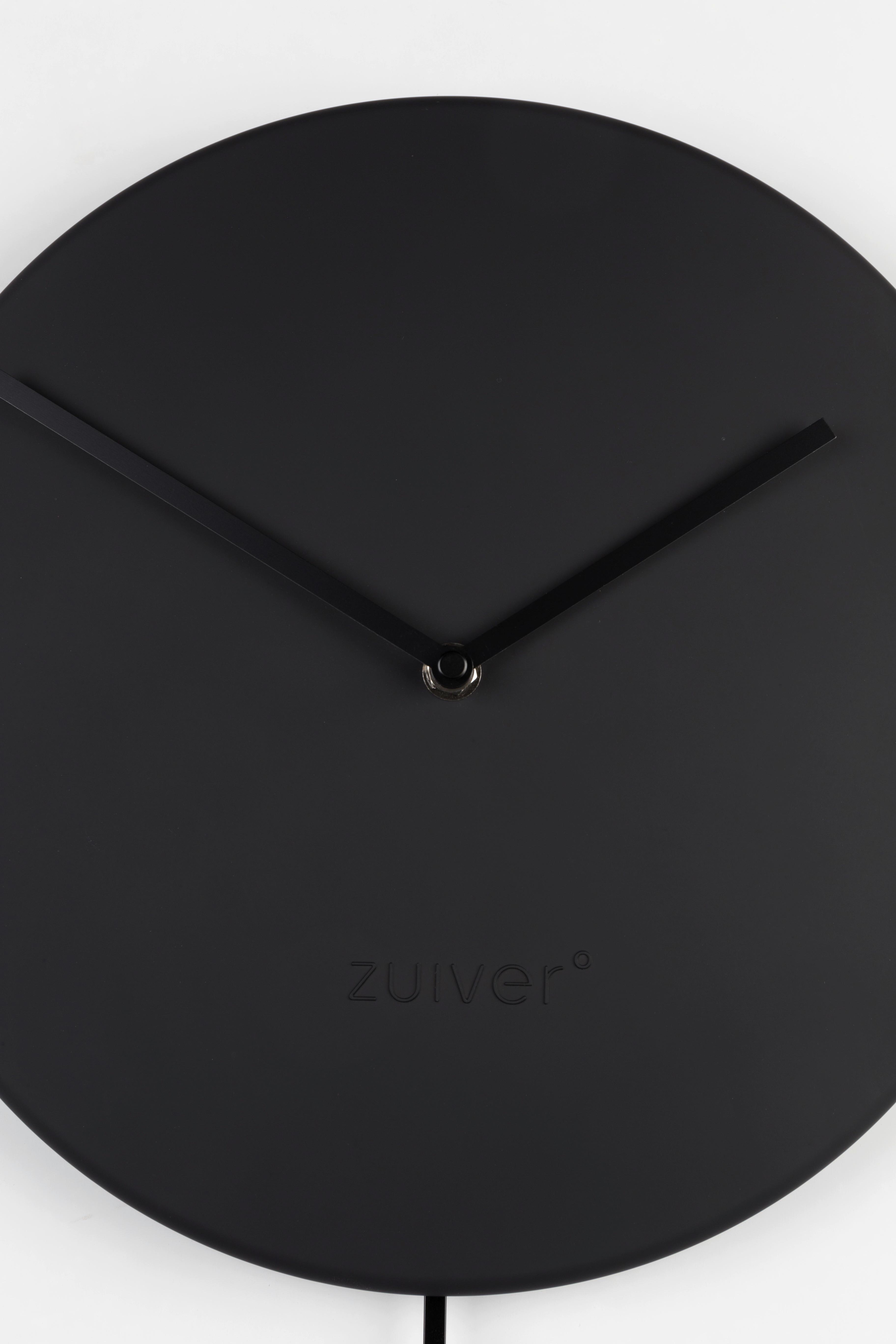 ZEGAR 8500047 - czarny, Basics, tworzywo sztuczne (30/63/4cm) - Zuiver