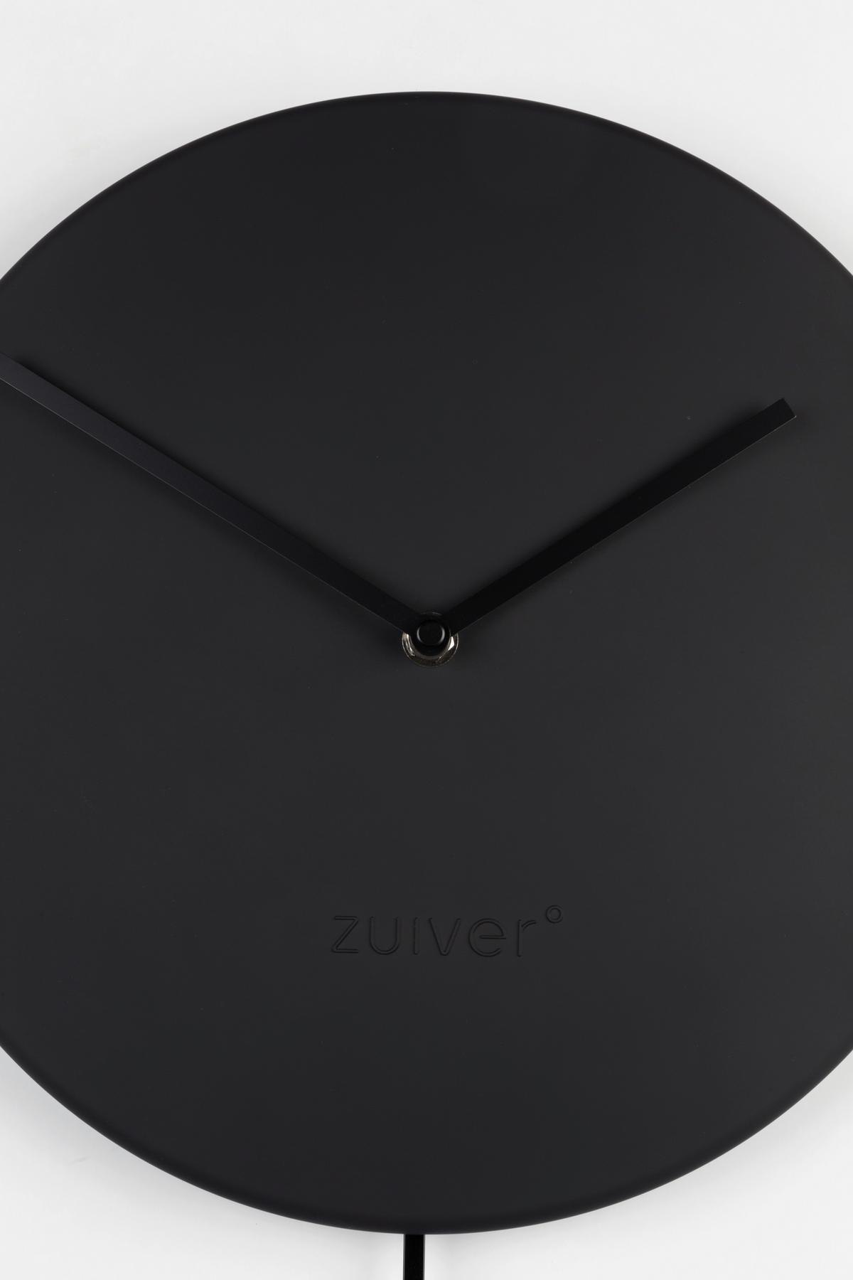 ZEGAR 8500047 - czarny, Basics, tworzywo sztuczne (30/63/4cm) - Zuiver