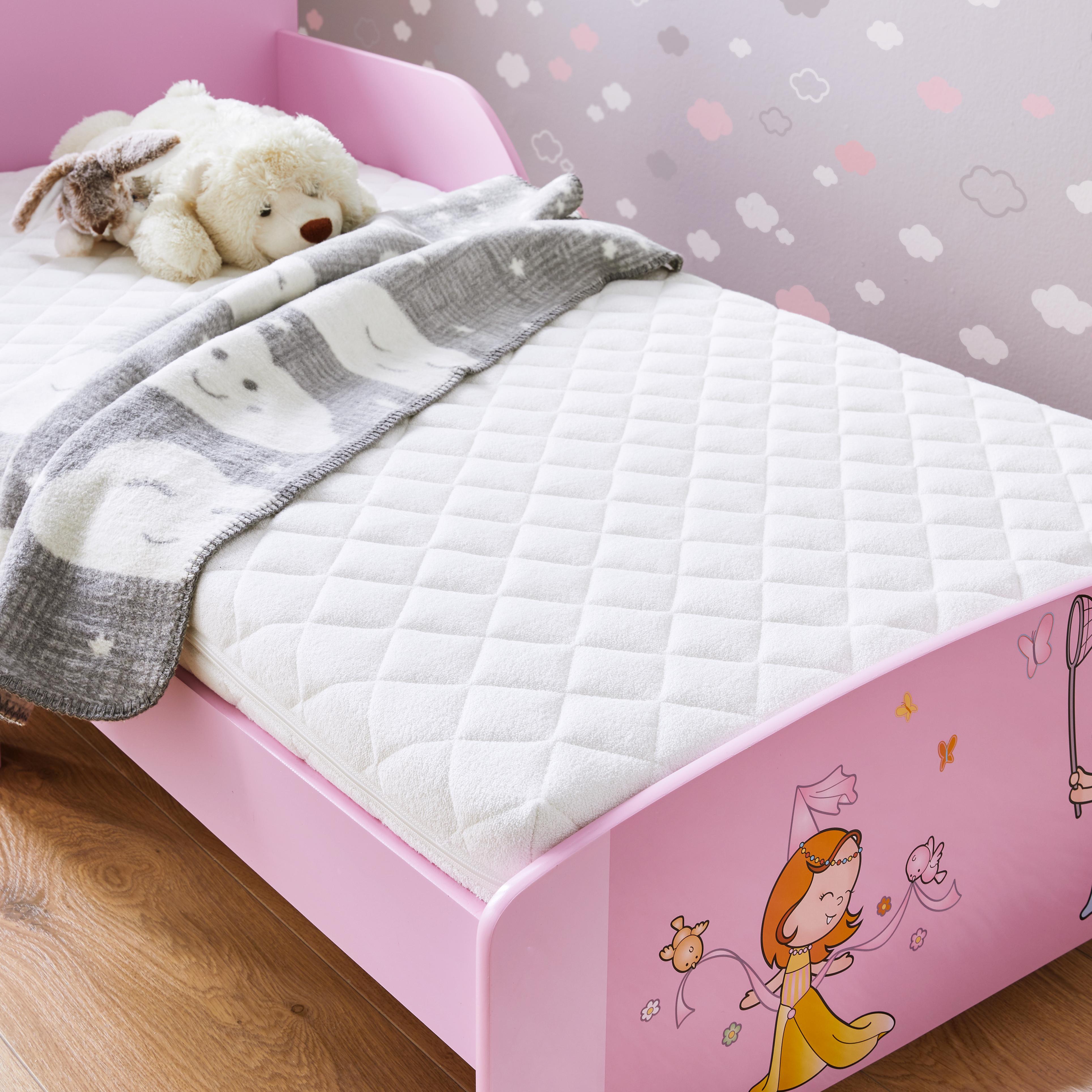 Kinderbettmatratze Badenia H1 ca. 70x140 cm - Weiß, KONVENTIONELL, Textil (140/70/10cm)