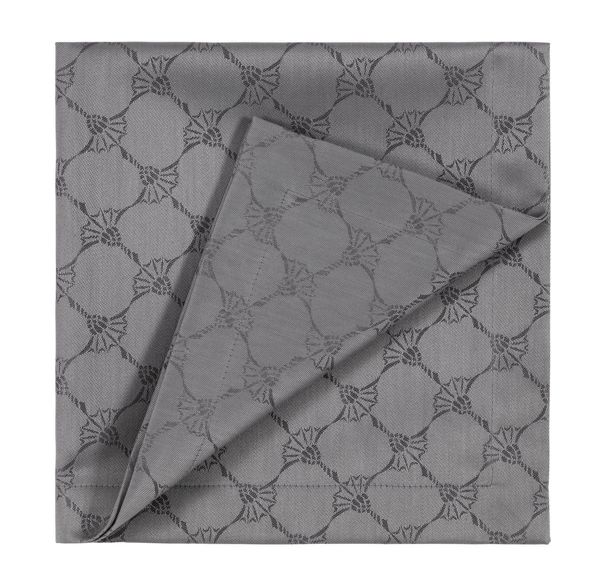 SERWETKA MATERIAŁOWA J! CORNFLOWER ALLOVER 2ER SET - kolor platynowy, Design, tkanina (50/50cm) - Joop!