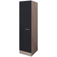 Dulap De Vase Milano - culoare lemn stejar/antracit, Modern, compozit lemnos (50/200/57cm) Dulap De Vase Milano - culoare lemn stejar/antracit, Modern, compozit lemnos (50/200/57cm)