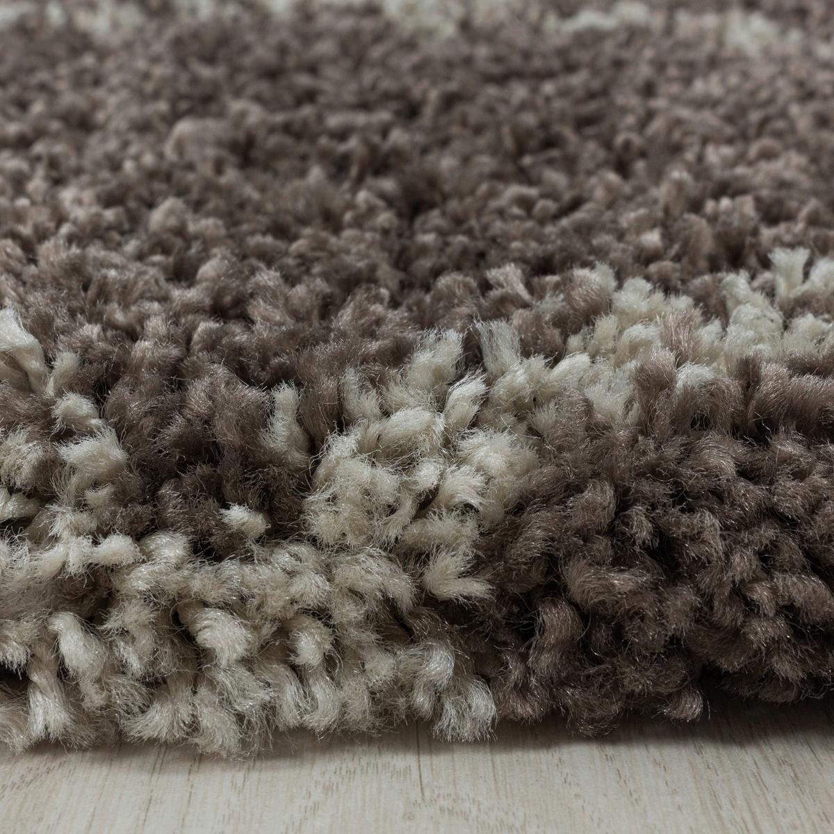 Hochflorteppich Alvor Taupe ca. 280x370cm - Taupe, Basics, Textil (280/370cm)