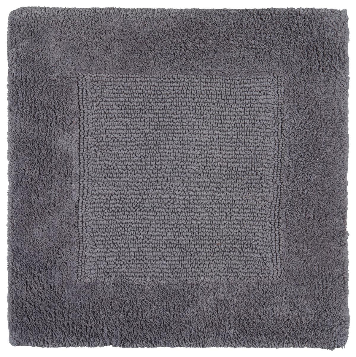 Fürdőszobaszőnyeg Karen - antracit, Konventionell, textil (50/50cm) - Premium Living