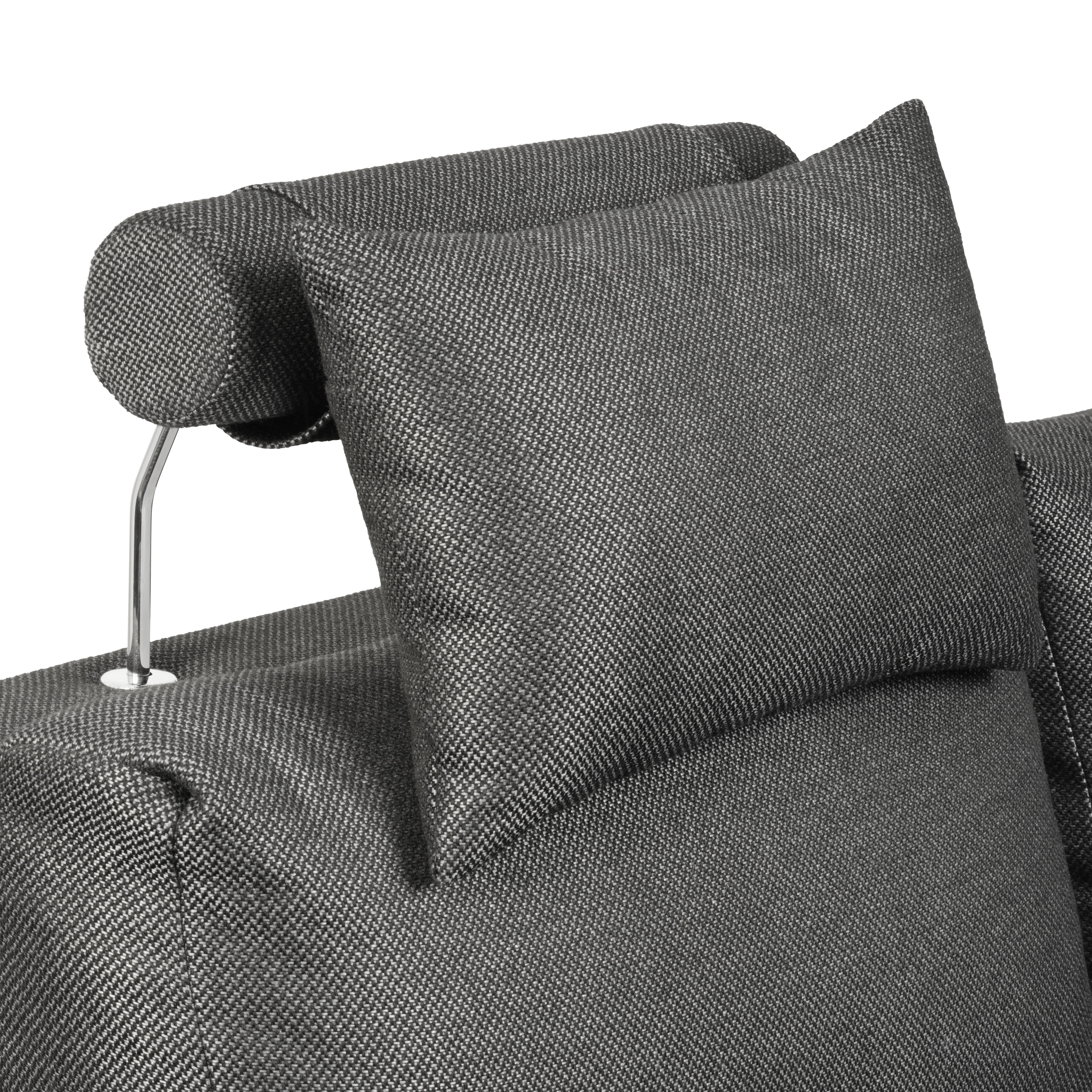 Kopfstütze Focus Grau - Grau, Konventionell, Textil - Best Price