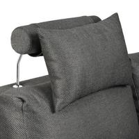 Kopfstütze Focus Grau - Grau, Konventionell, Textil - Best Price