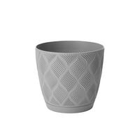Okrasni Lonček Grow Complete Eco 15 - siva, Konvencionalno, umetna masa (14,8/13,7cm) - Mömax