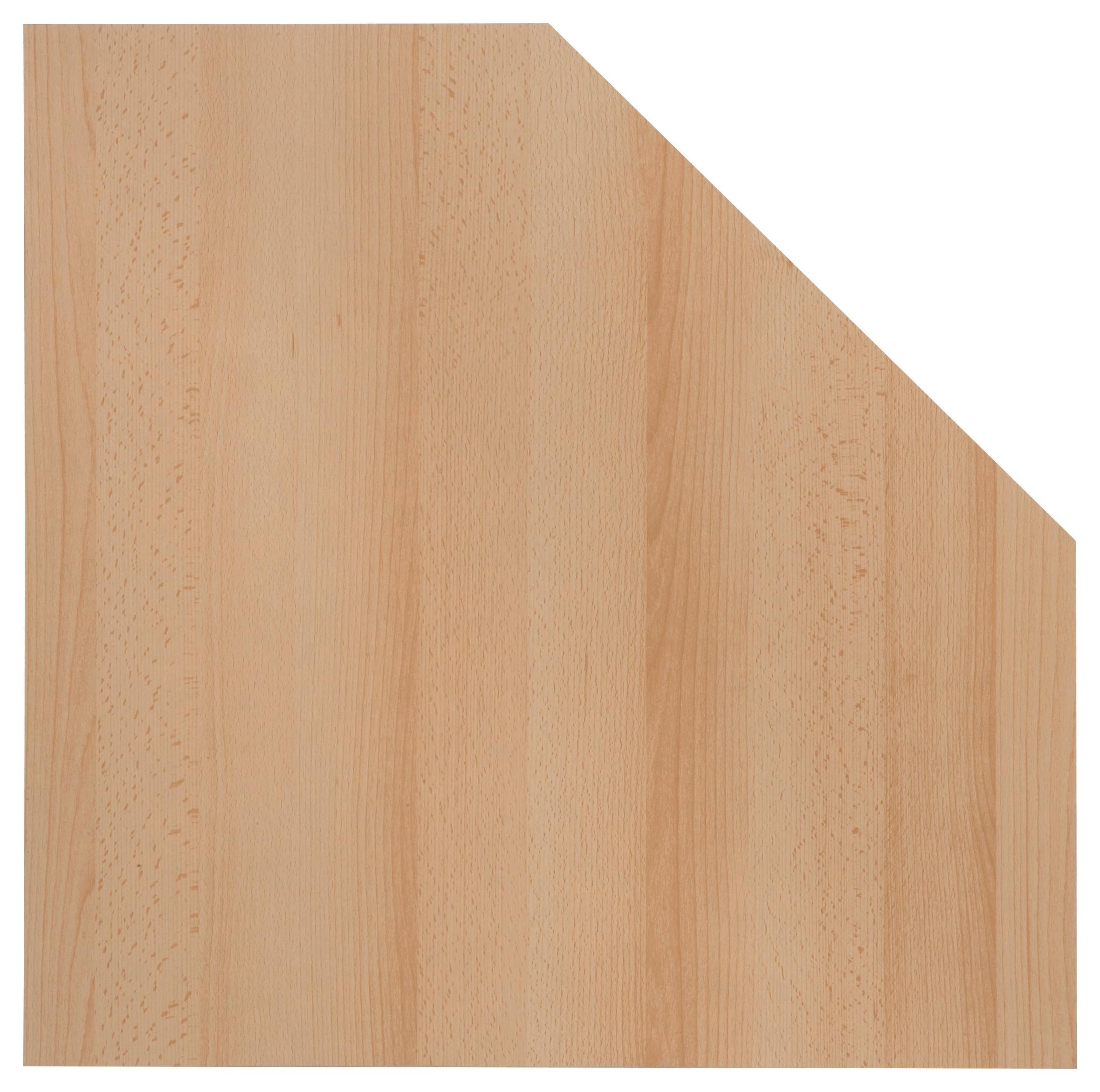 Eckverbindungsplatte buche - Buchefarben, Basics, Holzwerkstoff (65/2,2/65cm) - MID.YOU
