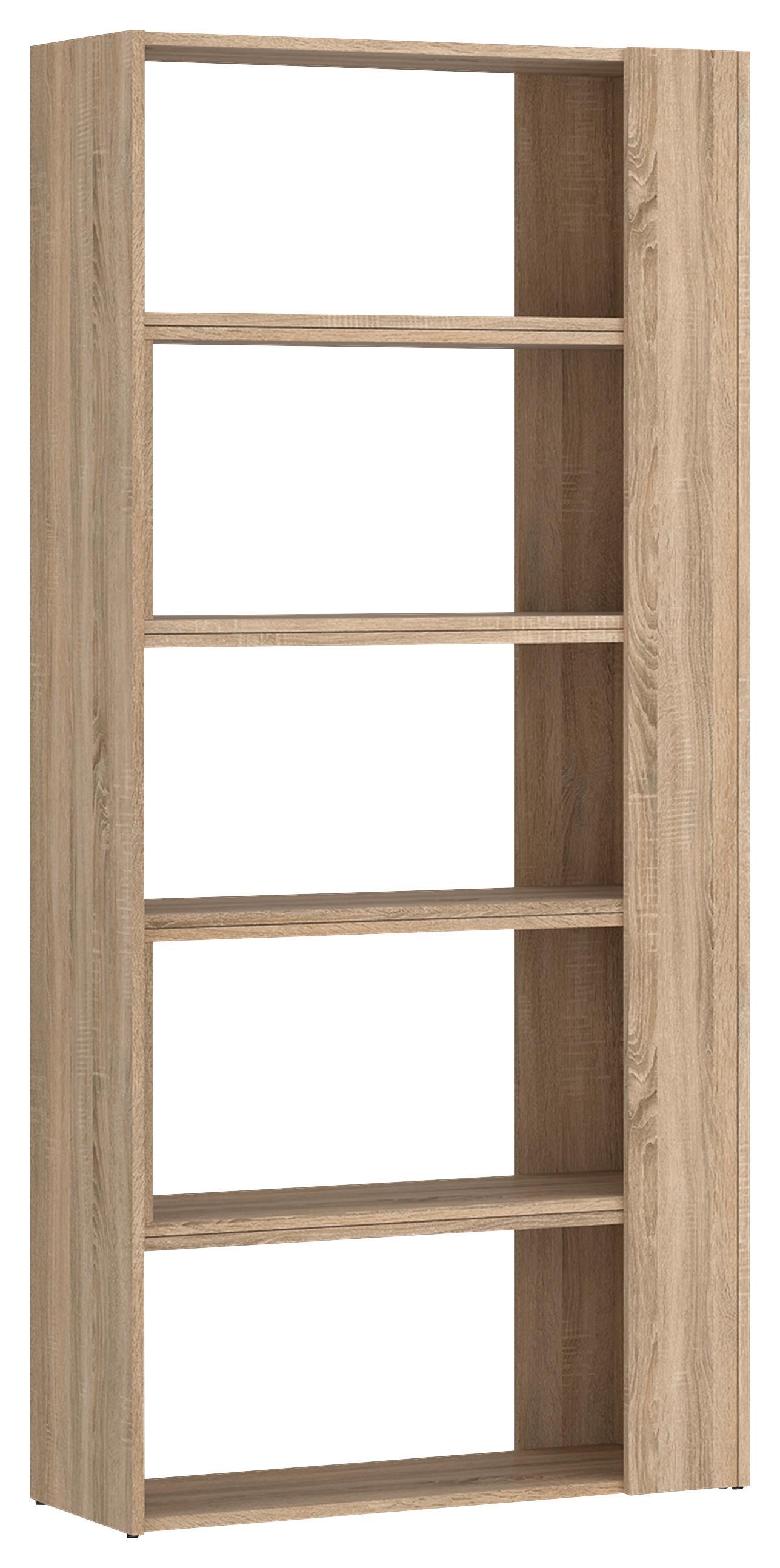 Etajeră MOTUS - stejar Sonoma, Modern, material pe bază de lemn (82-146/180/35cm) - Modern Living