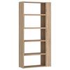 Etajeră MOTUS - stejar Sonoma, Modern, material pe bază de lemn (82-146/180/35cm) - Modern Living