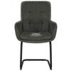 STOL MED ARMSTÖD NOVA - grön/svart, Modern, metall/textil (61/91/65cm) - Mömax