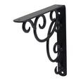 Wandhalter in Schwarz - Schwarz, Metall (3/19/19cm) - MÖMAX modern living