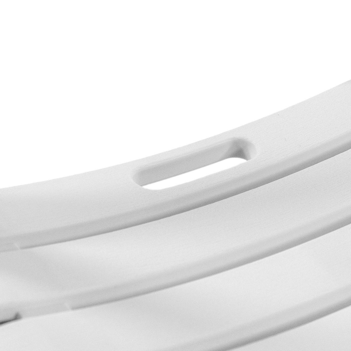 Zložljiv Stol Travano, Bela - bela, Moderno, umetna masa (42/80/45,5cm) - MID.YOU