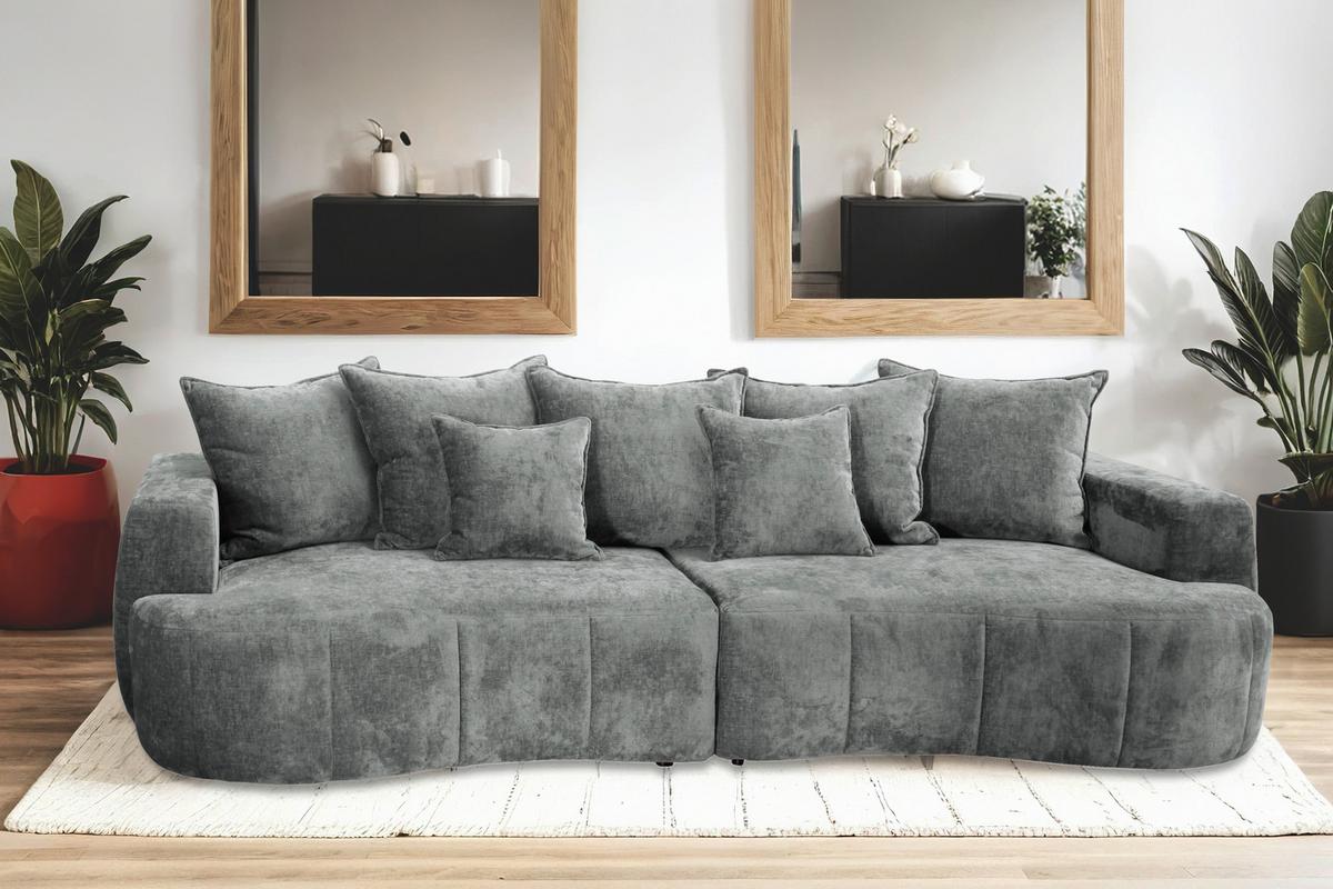 Canapea BERG - verde mentă, Trend, textil (292/71-99/127cm) - Modern Living