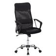 Scaun Rotativ Grado - culoare crom/negru, Modern, plastic/compozit lemnos (60/109-119/61,5cm) Scaun Rotativ Grado - culoare crom/negru, Modern, plastic/compozit lemnos (60/109-119/61,5cm)