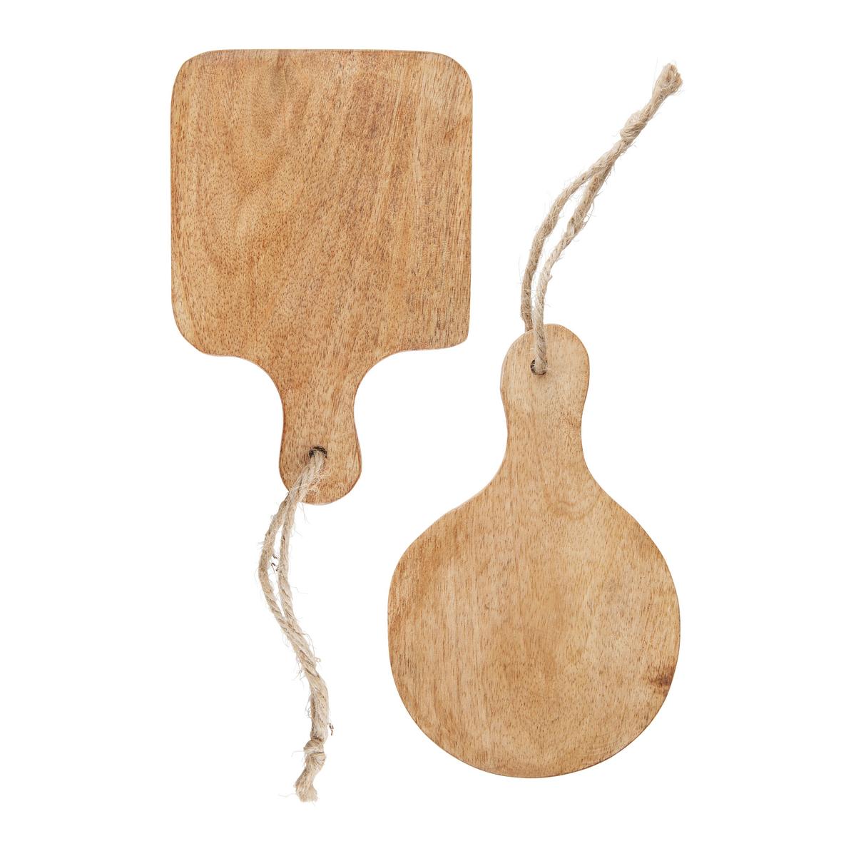 Tocător pentru servire Mini - culoare natur, Modern, lemn (10/15cm)