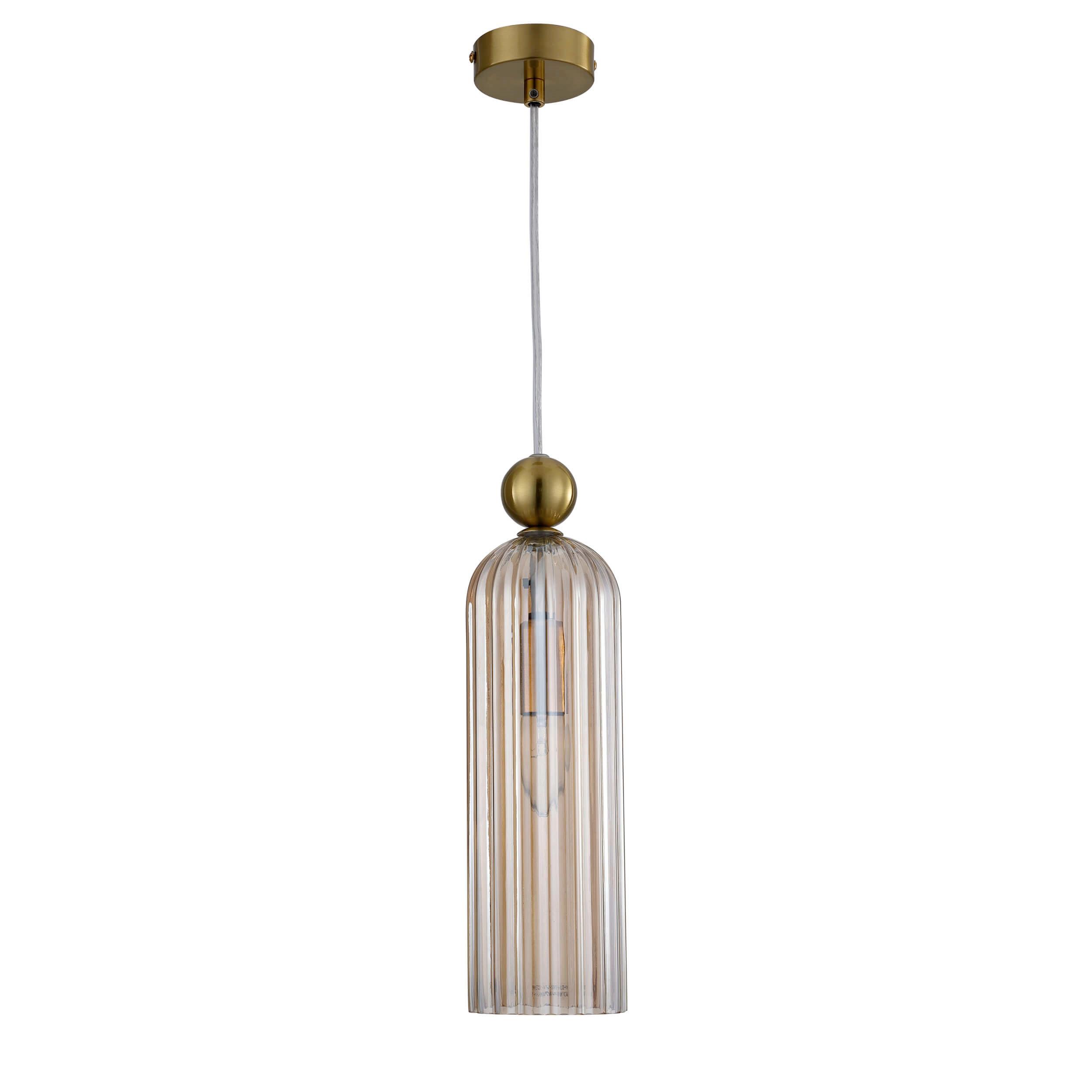 Hängeleuchte Lp-93971p_piega - Bernsteinfarben, Konventionell, Glas (10/150cm)