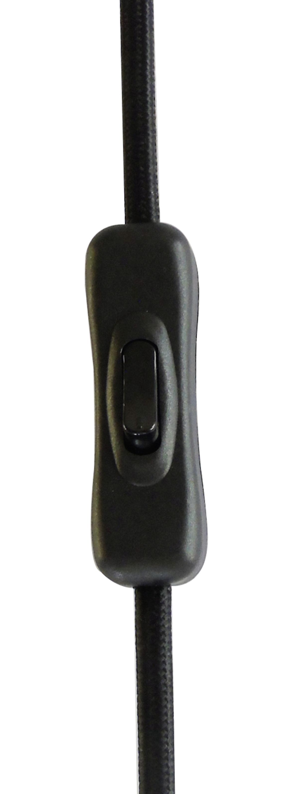 LAMPA STOŁOWA ALESUND - czarny/ciemnoszary, Design, metal/szkło (15/26cm) - Dieter Knoll