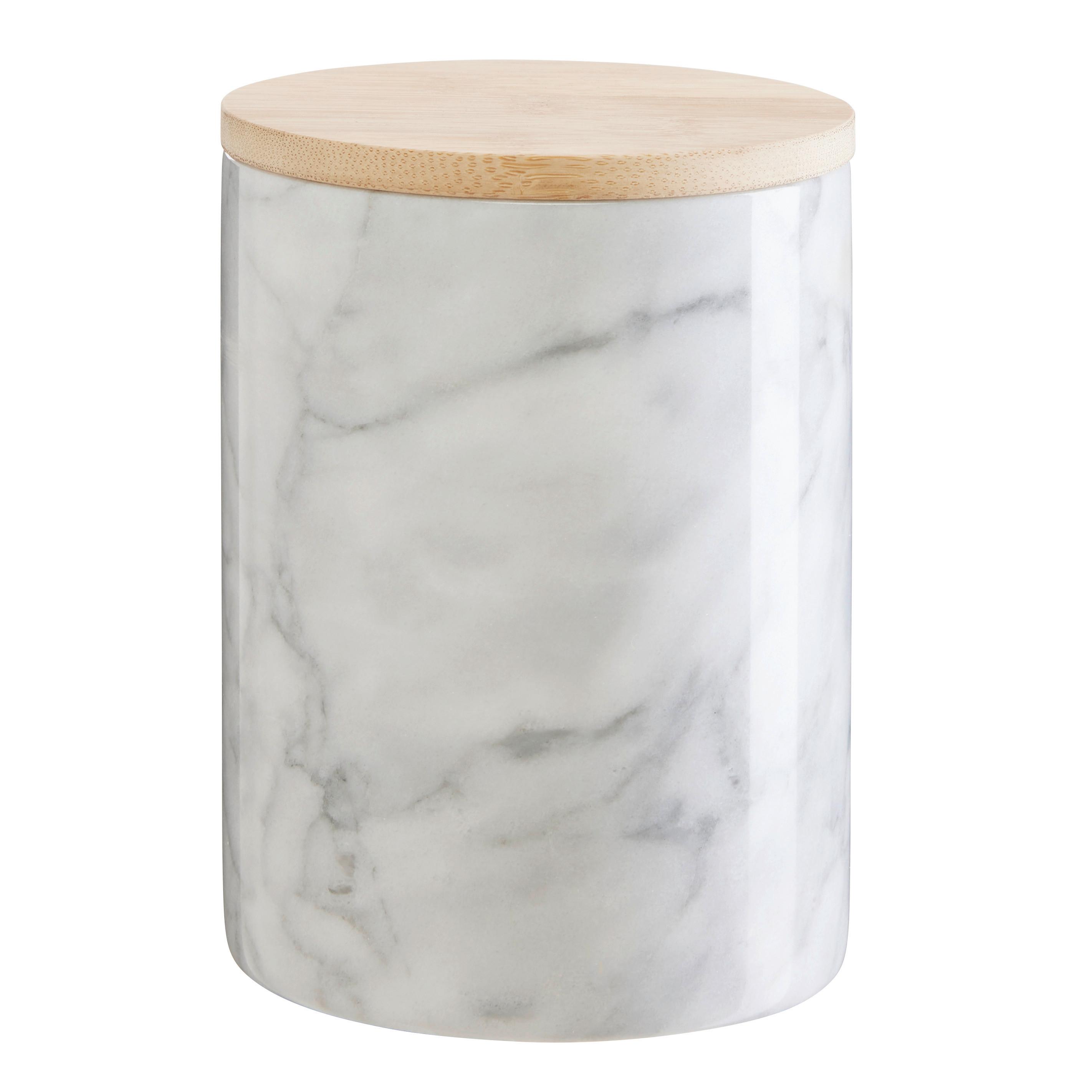 Ételtároló Doboz Marble-M - fehér, Modern, műanyag/kő (11/14,5cm) - Premium Living