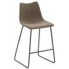 Barhocker My Solo ca. 49x100 cm Schlammfarben - Schlammfarben/Schwarz, KONVENTIONELL, Textil/Metall (49/99/51cm) - Livetastic