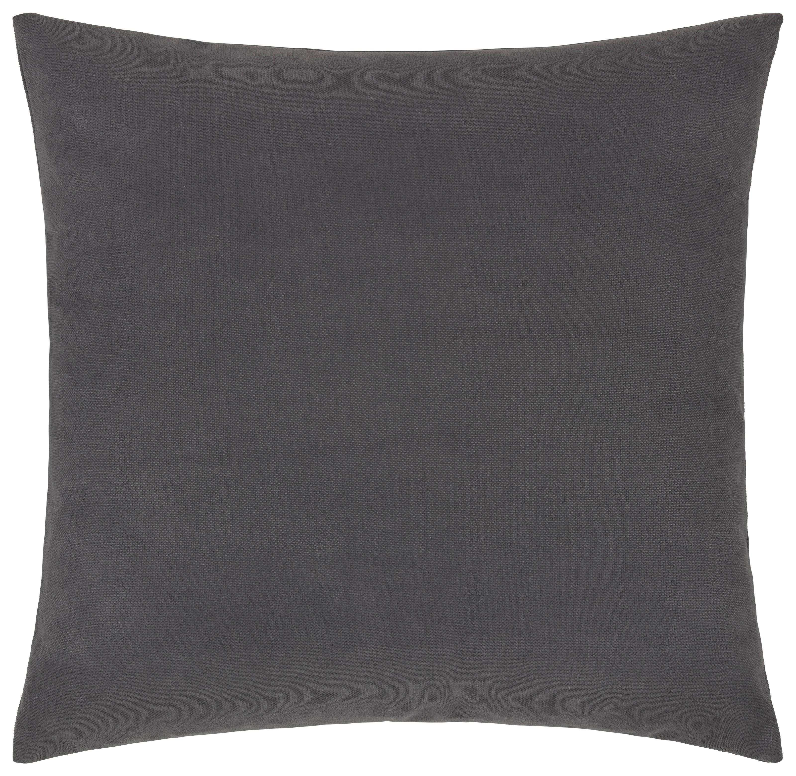 Zierkissen Lexi in Anthrazit ca. 45x45cm - Anthrazit, MODERN, Textil (45/45cm) - Modern Living