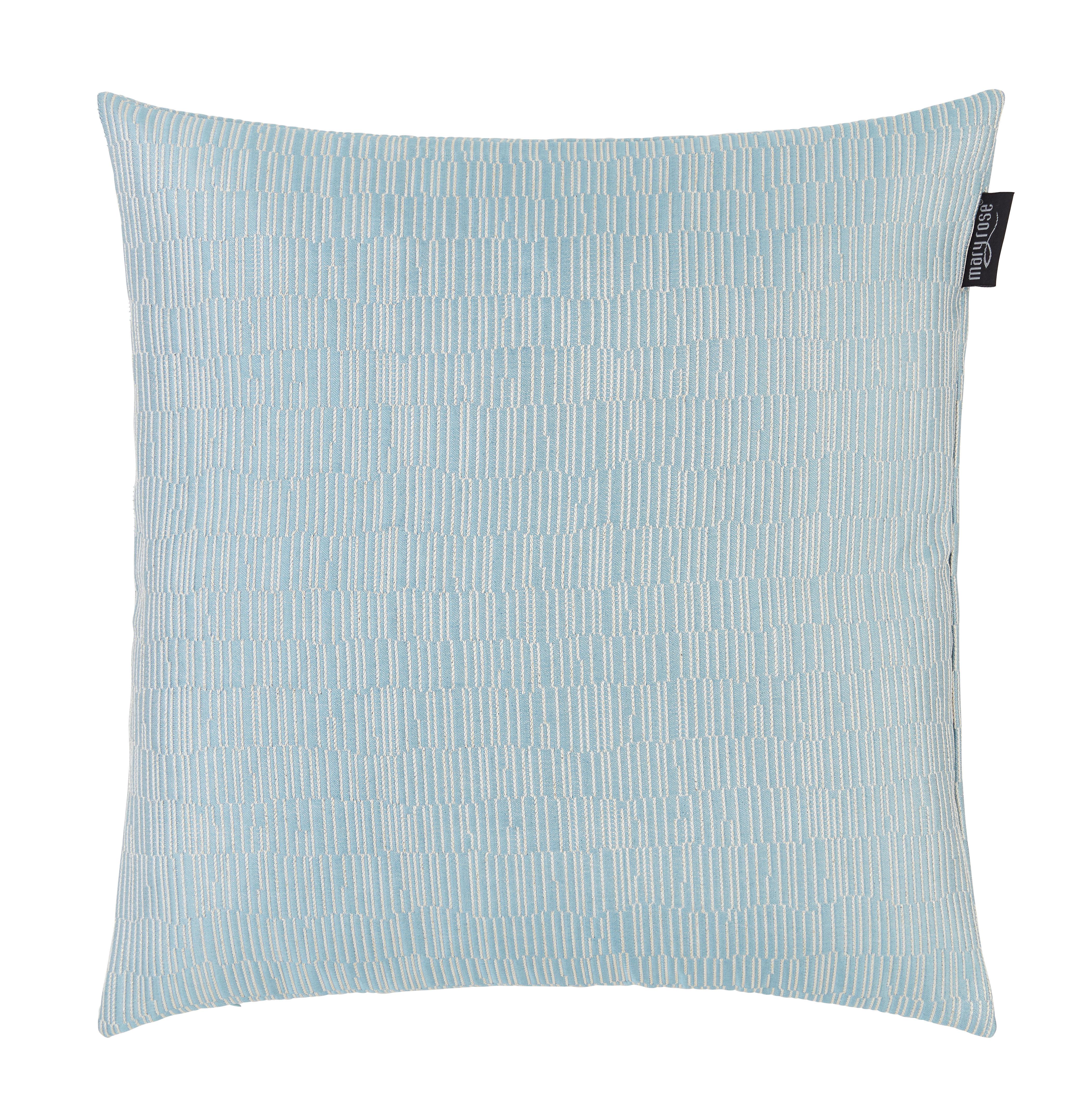 Zierkissen Bella in Petrol/Silber ca. 40x40cm - Silberfarben/Petrol, MODERN, Textil (40/40cm) - Mary's