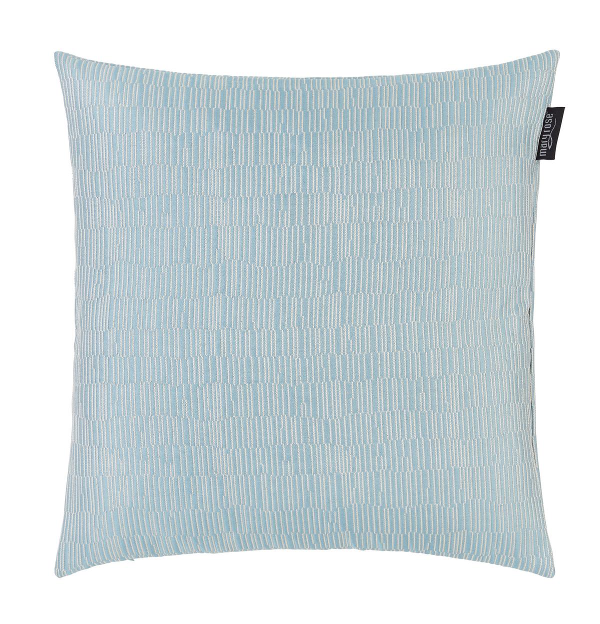 Zierkissen Bella in Petrol/Silber ca. 40x40cm - Silberfarben/Petrol, MODERN, Textil (40/40cm) - Mary's