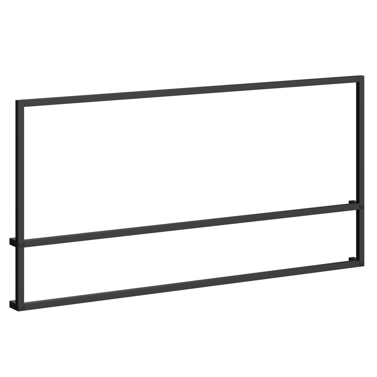 Küchenrollenhalter Systemstyle Schwarz - Schwarz, MODERN, Metall (29/2,5/8cm) - System Style