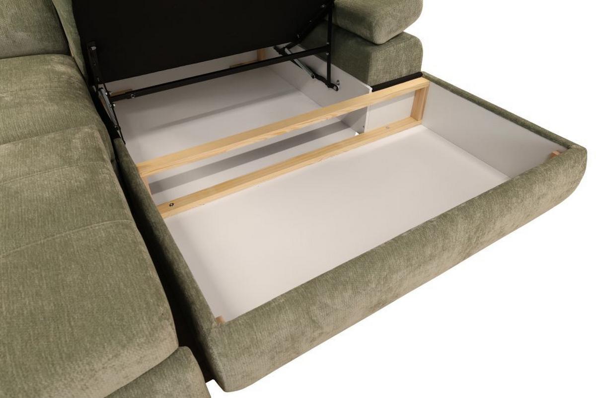 Coltar VEGAS - Design, lemn/textil (294/173cm)