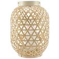 Laterna Hailey - naravna, Moderno, steklo/les (26/30cm) - Mömax modern living