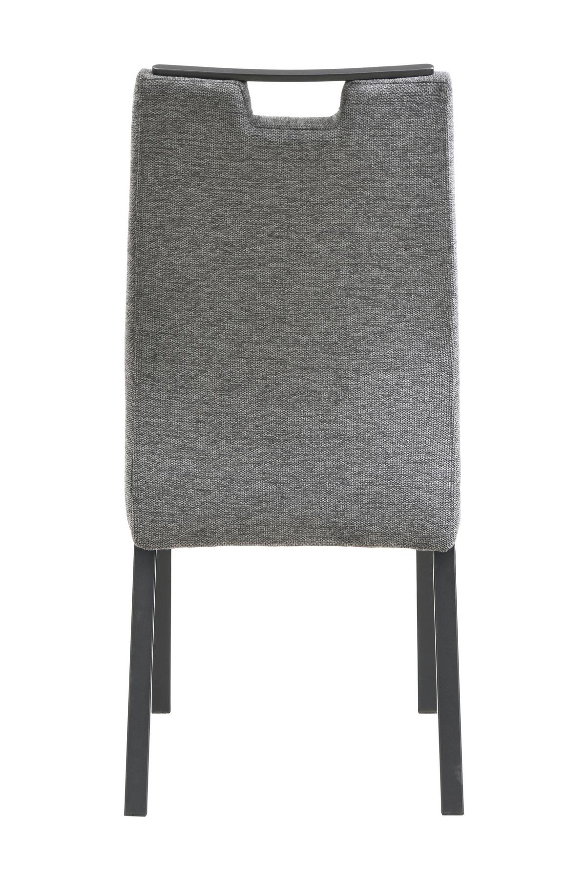 TISCHGRUPPE EBRO G - Eichefarben/Anthrazit, MODERN, Holzwerkstoff/Textil (140 - 180/76/90cm) - MID.YOU