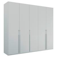 Omara S Klasičnimi Vrati Skat Pure, Siva - siva, Trend, kovina/leseni material (251/223/60cm) - Novel