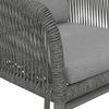 SET DE FAUTEUILS DE JARDIN PEPE - gris/noir, MODERN, métal/matière synthétique (55/83/62cm) - Bessagi Garden