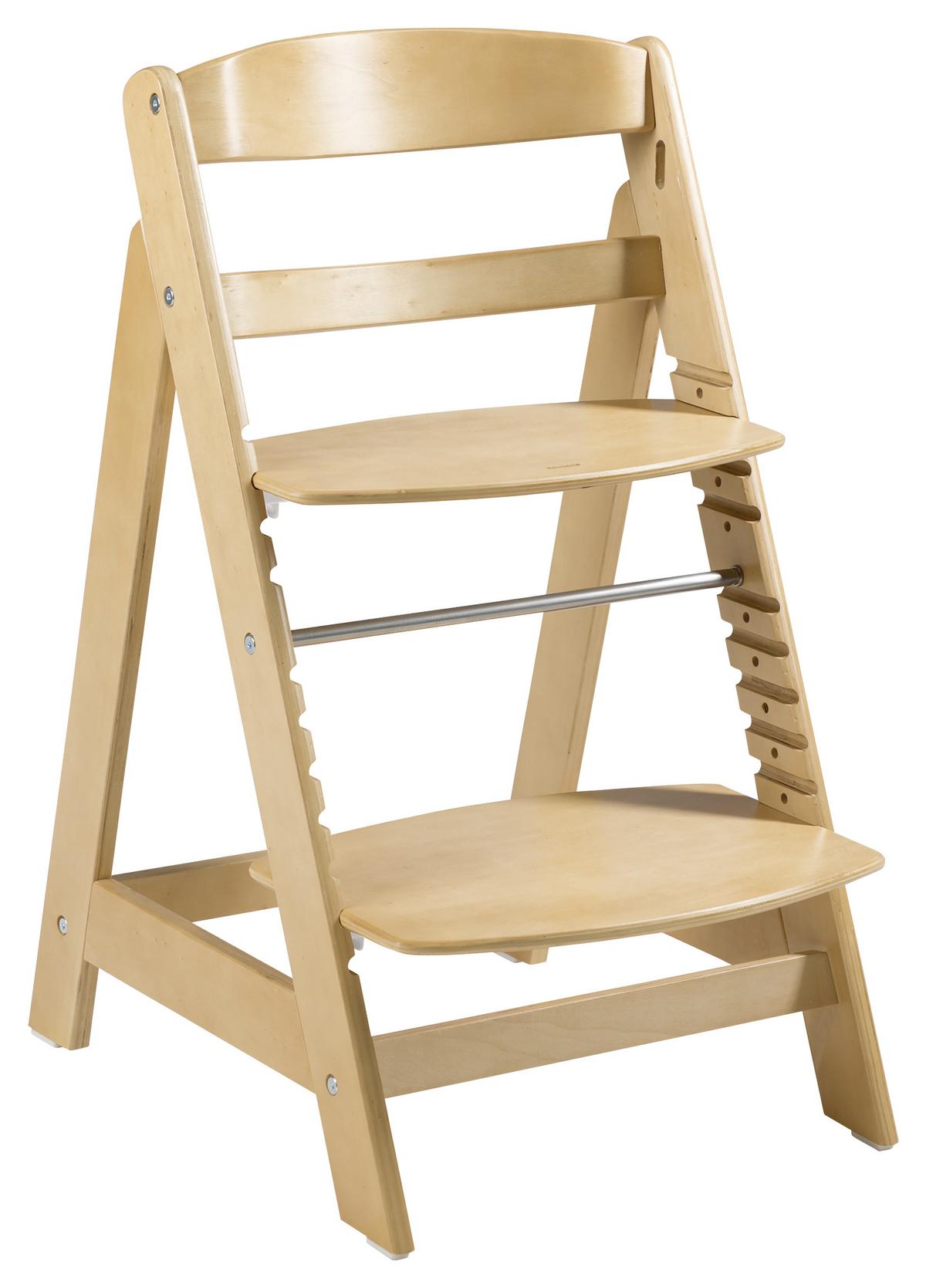 Hochstuhl in Naturfarben - Naturfarben, Holz (44,5/54/80cm) - Mömax