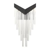 LED Falilámpa Qn-Vivien-1w-Bk - fekete, Design, műanyag/fém (50,8/25,7/12,8cm) - Elstead Lighting