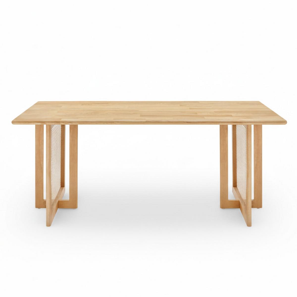 Esstisch Novara Eschefarben Echtholz ca. 180x90x76 cm - Eschefarben, MODERN, Holz (180/90/76cm) - Bessagi Home