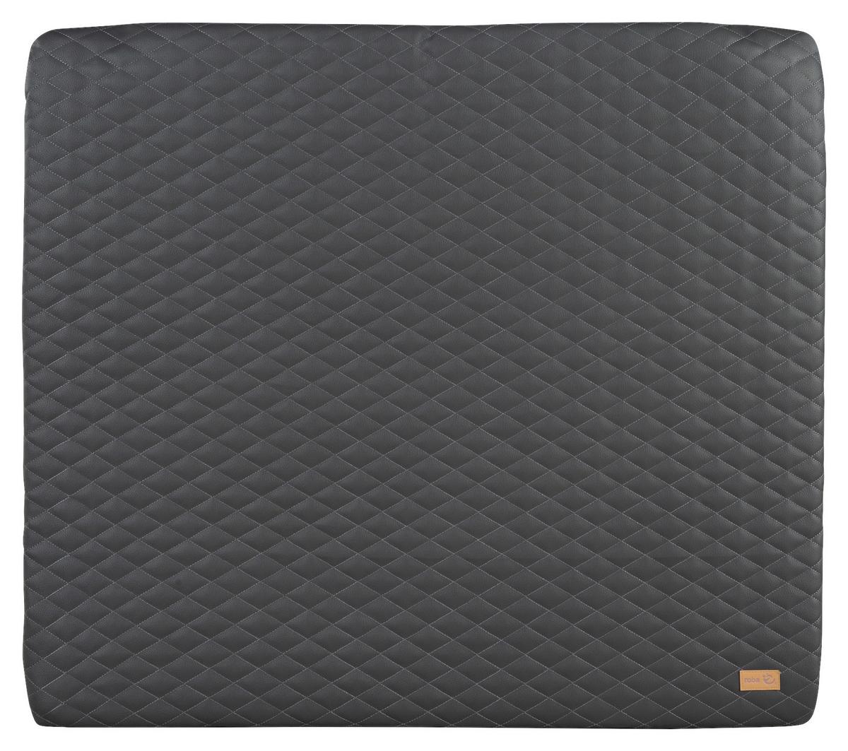 Wickelauflage Luxe Graphite ca. 85x75cm - Graphitfarben, KONVENTIONELL (85/4/75cm) - Roba