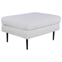 HOCKER BOOM - Schwarz/Weiß, Design, Textil/Metall (90/49/70cm) - Livetastic